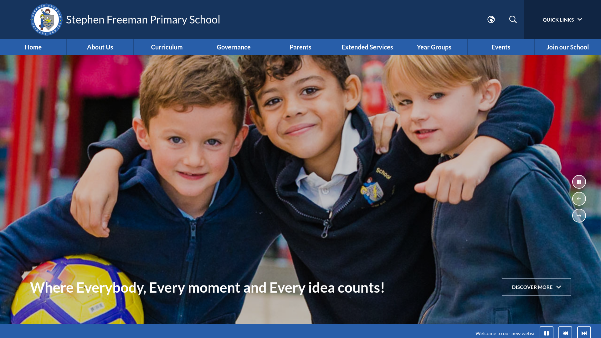 Website screenshot