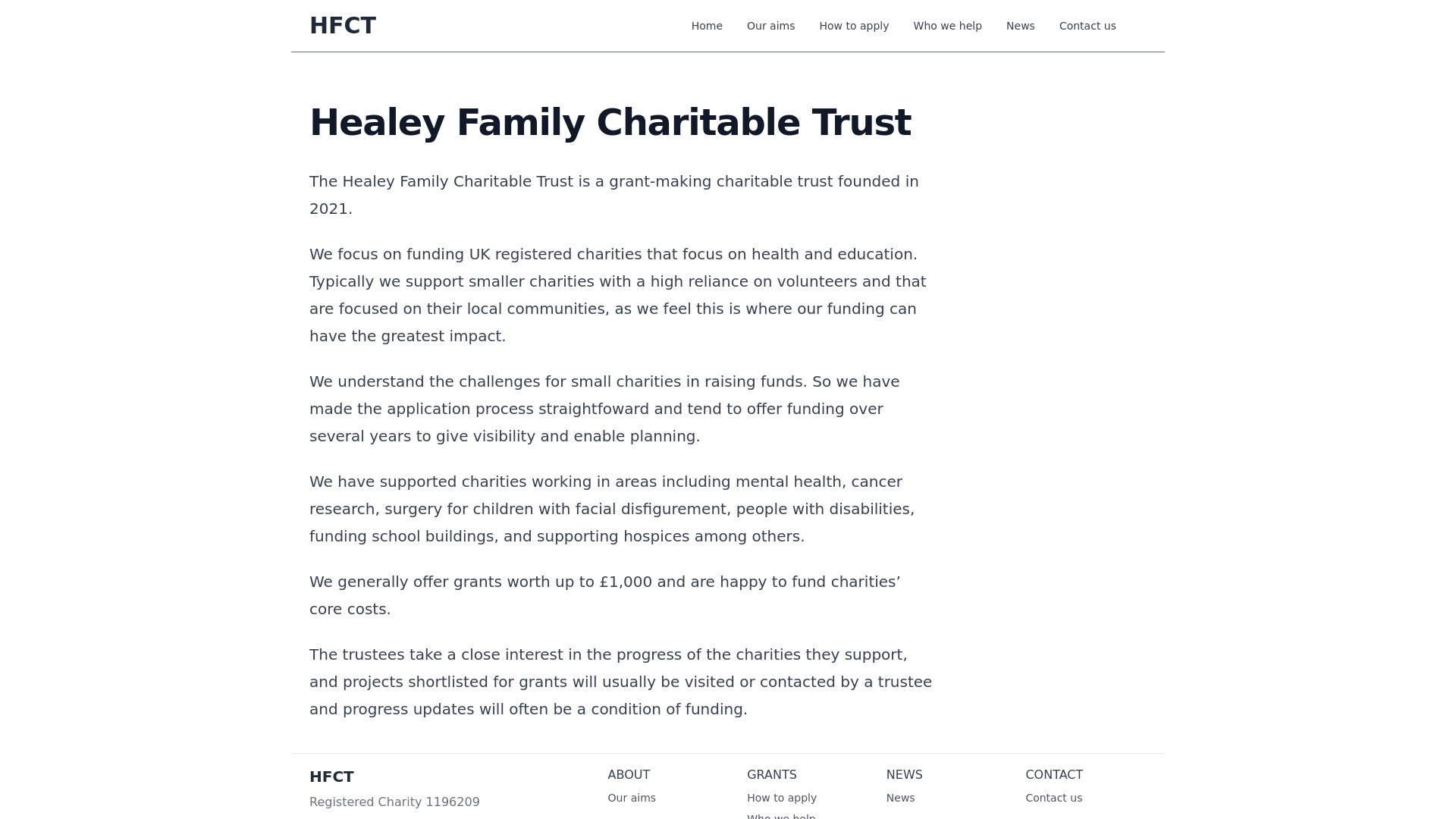 Website screenshot