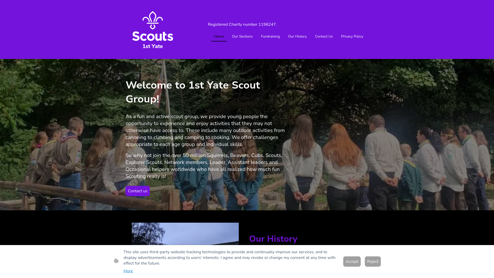 Website screenshot