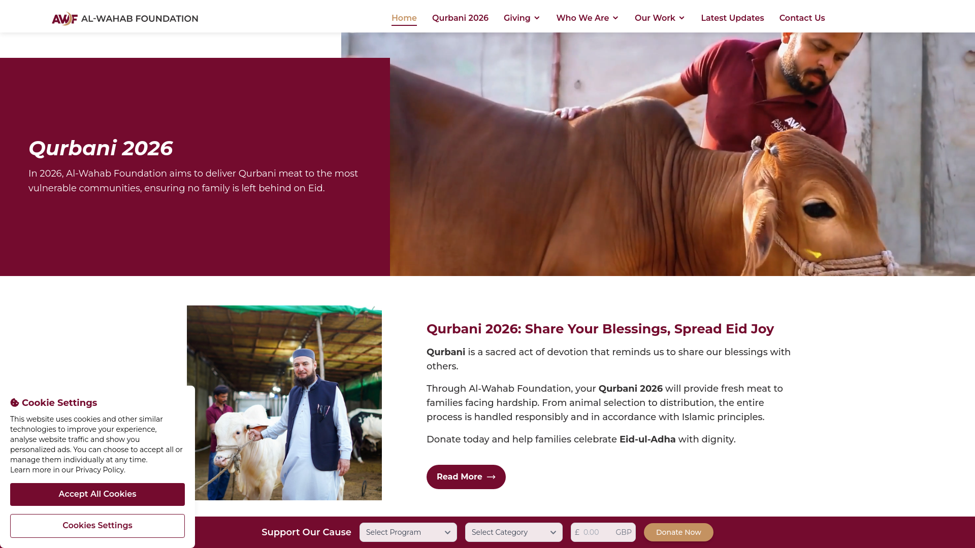 Website screenshot
