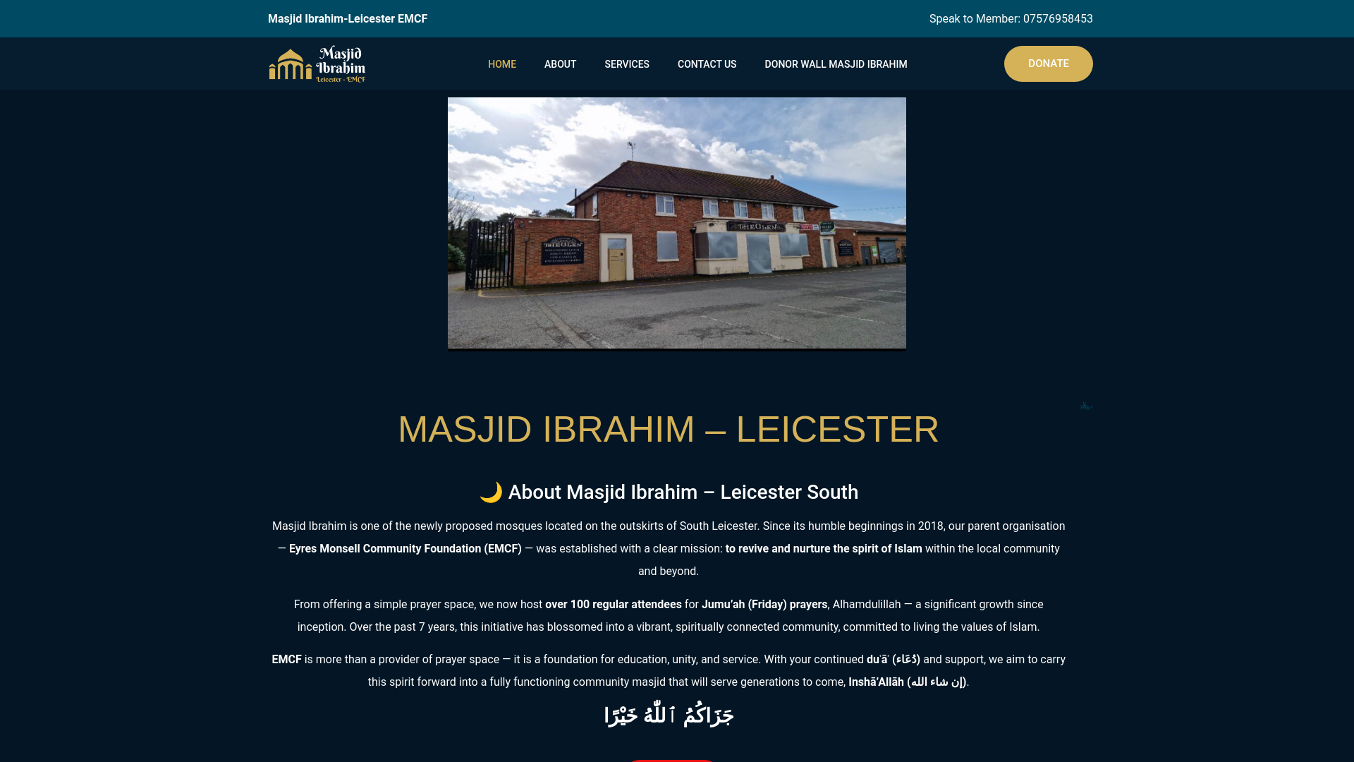 Website screenshot