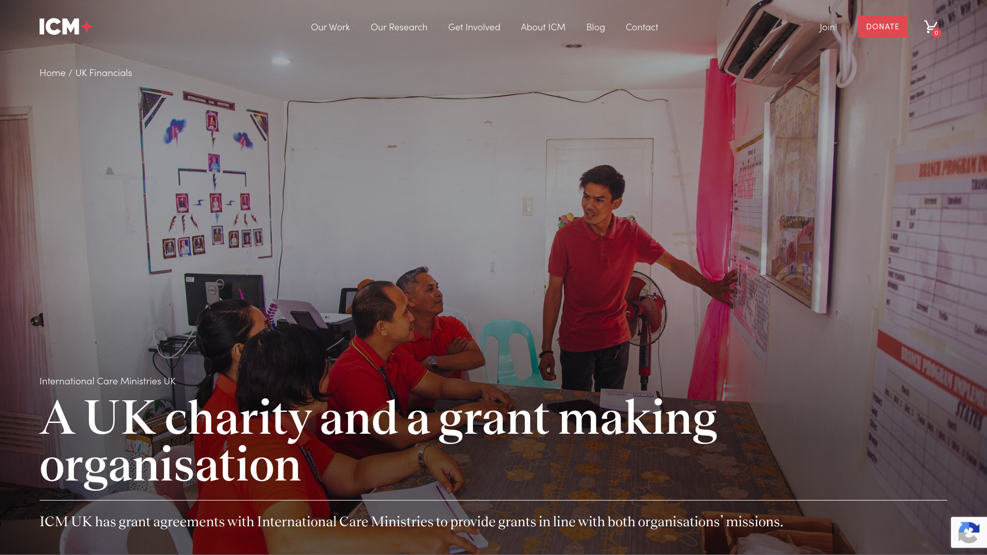 Website screenshot