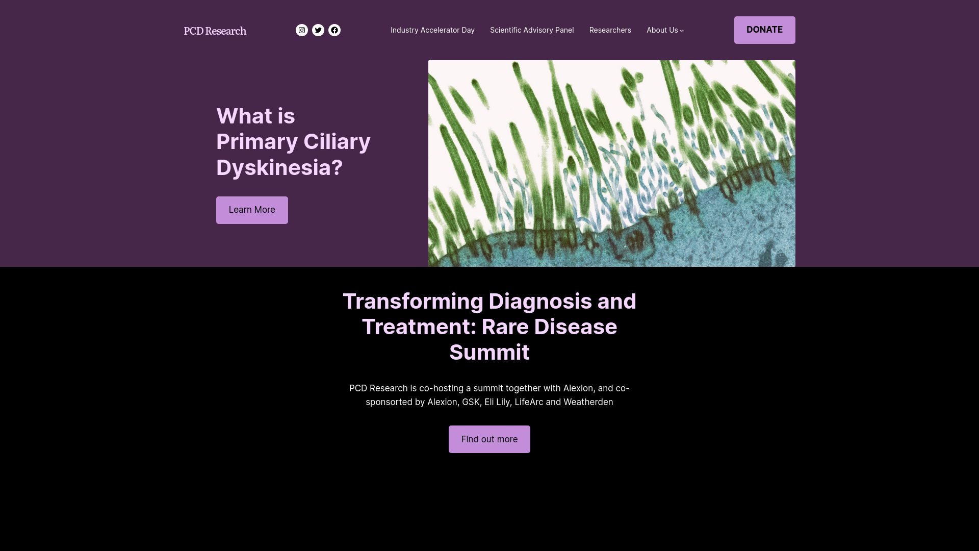 Website screenshot