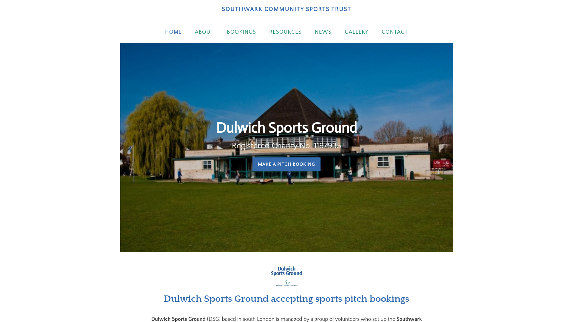 Website screenshot