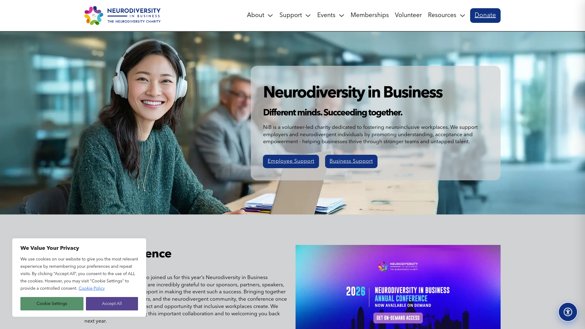 Website screenshot