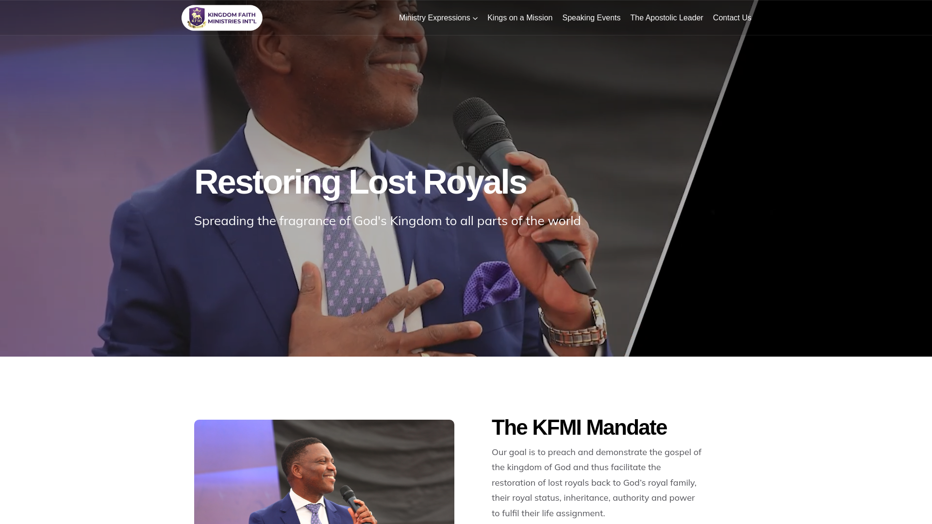 Website screenshot
