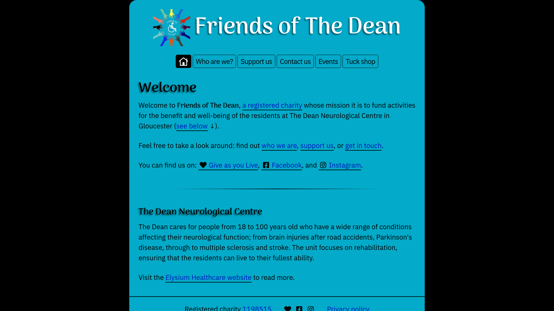 Website screenshot
