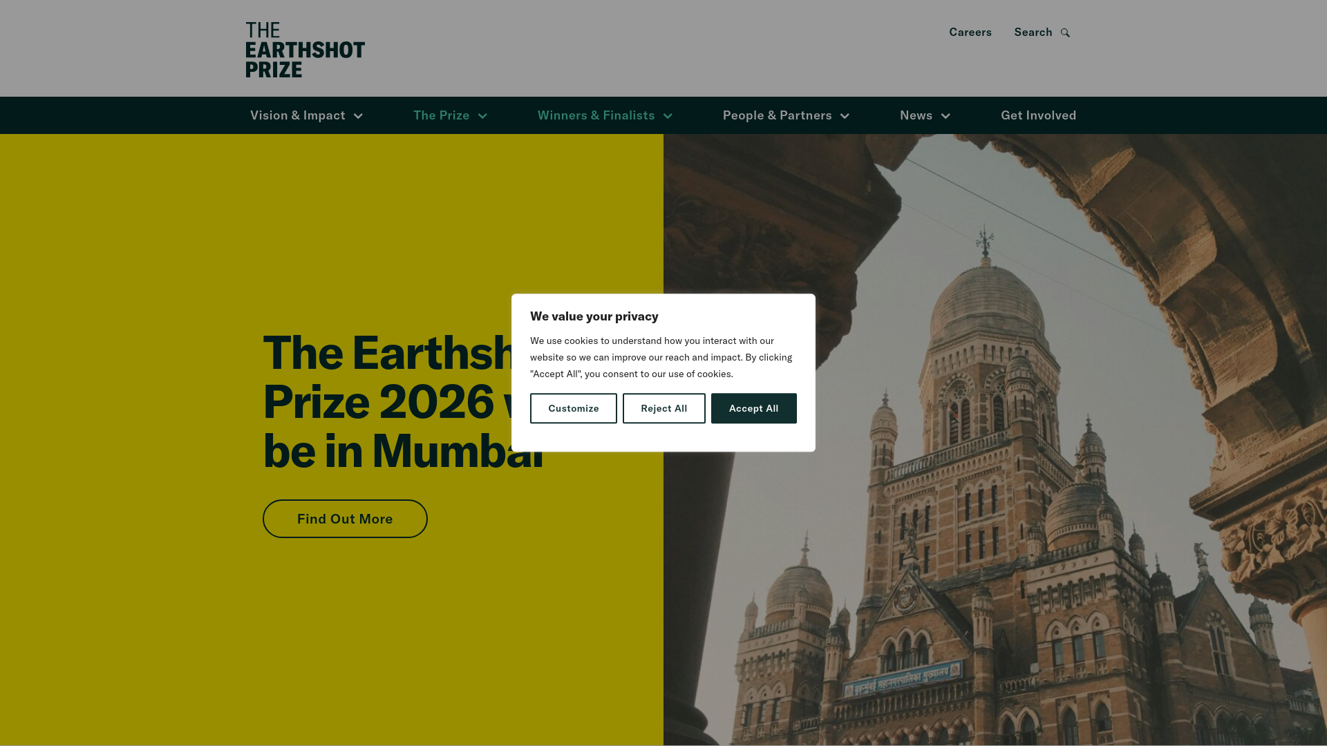 Website screenshot