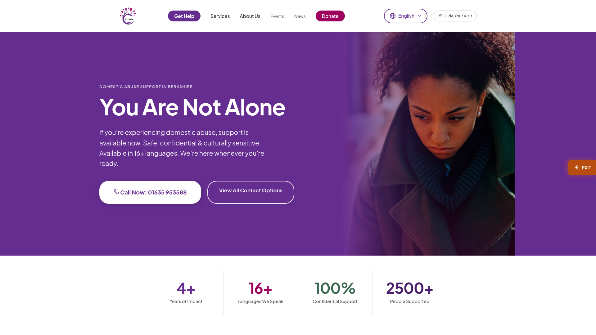 Website screenshot