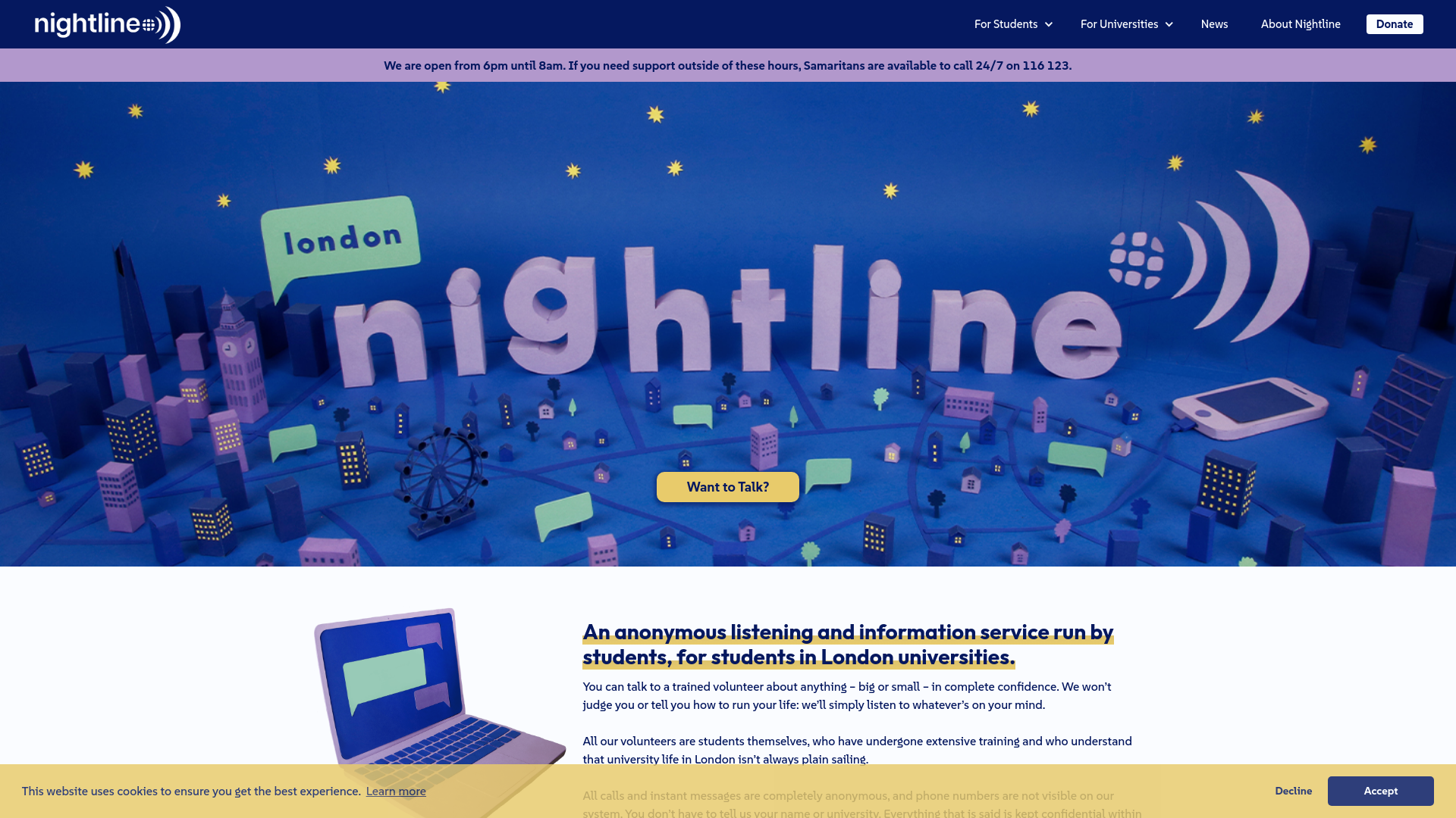 Website screenshot