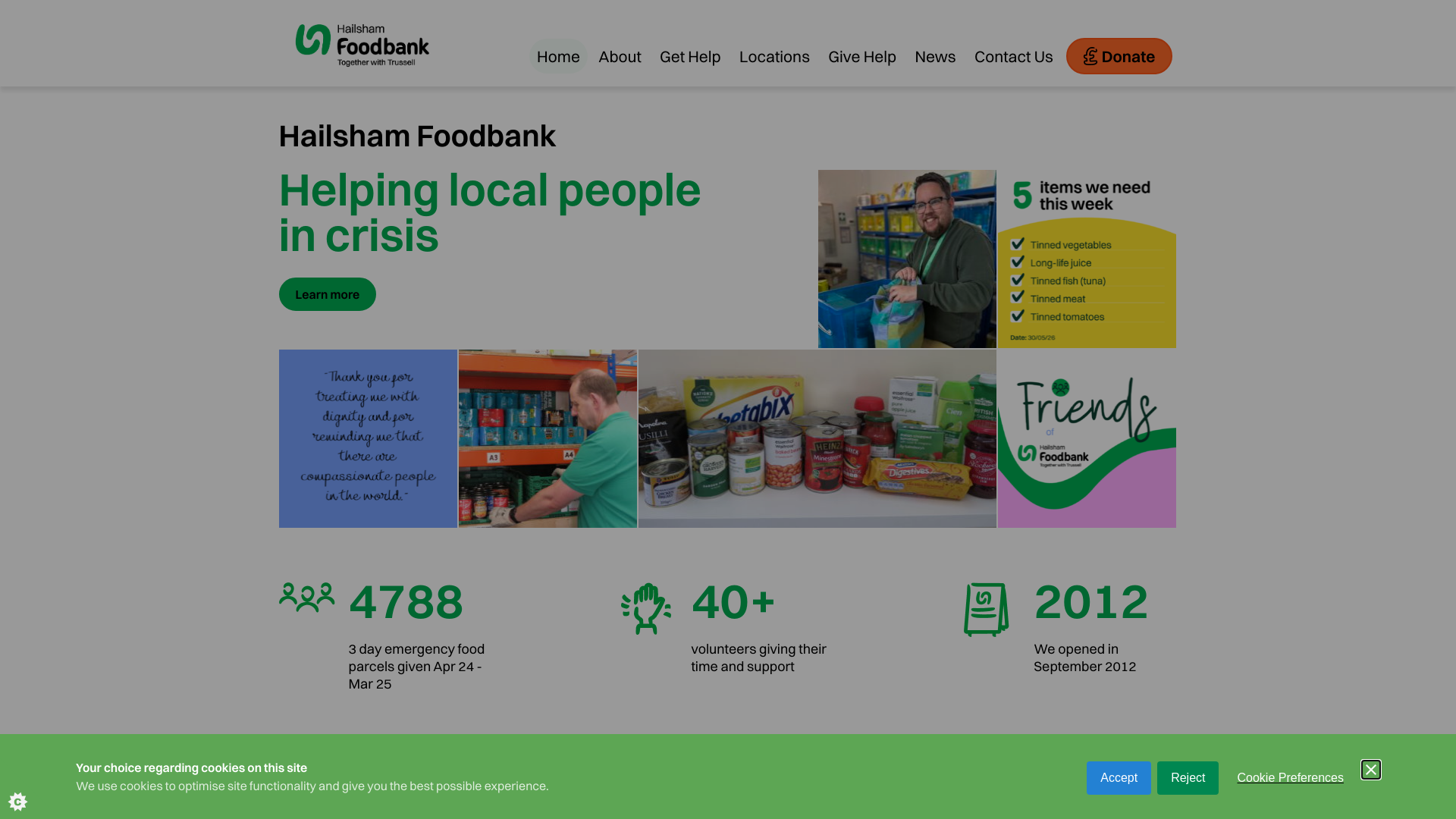 Website screenshot