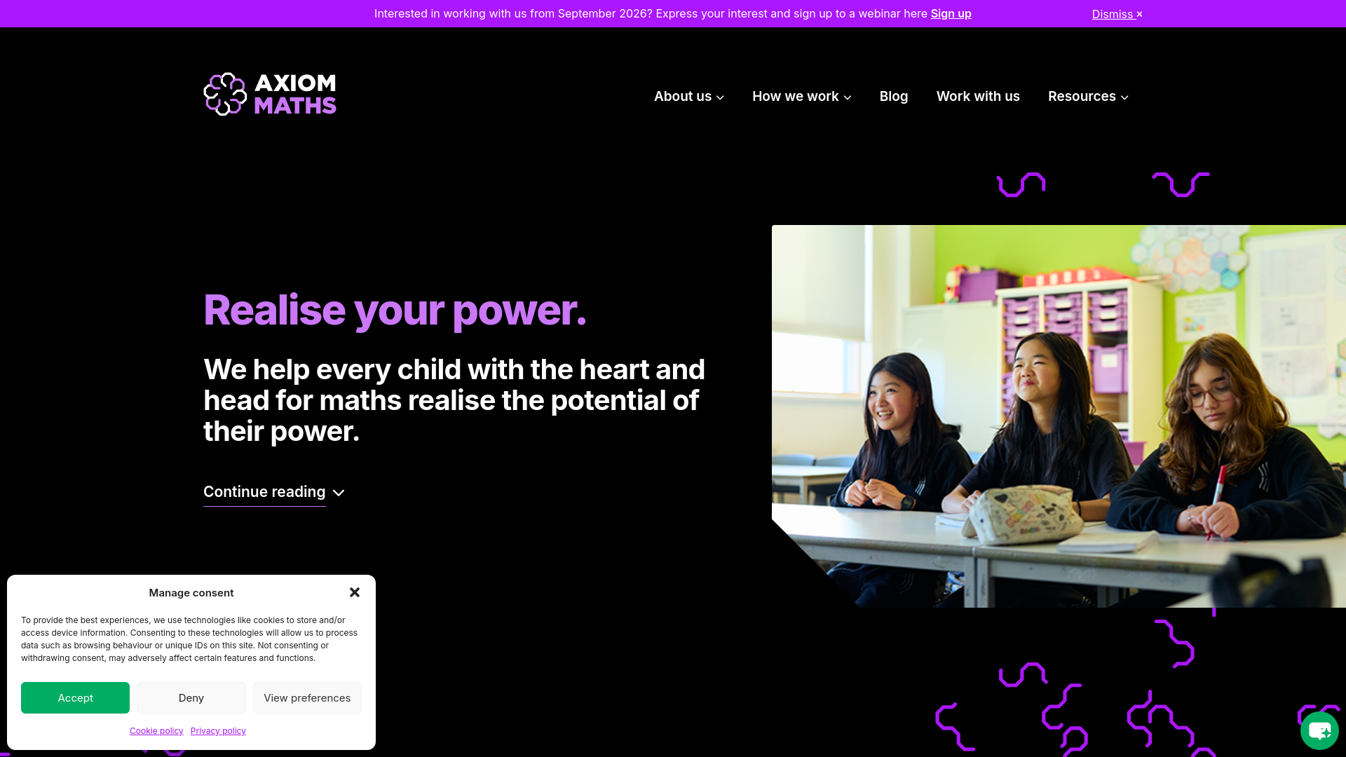 Website screenshot