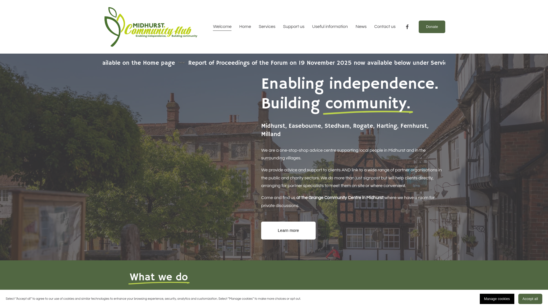 Website screenshot