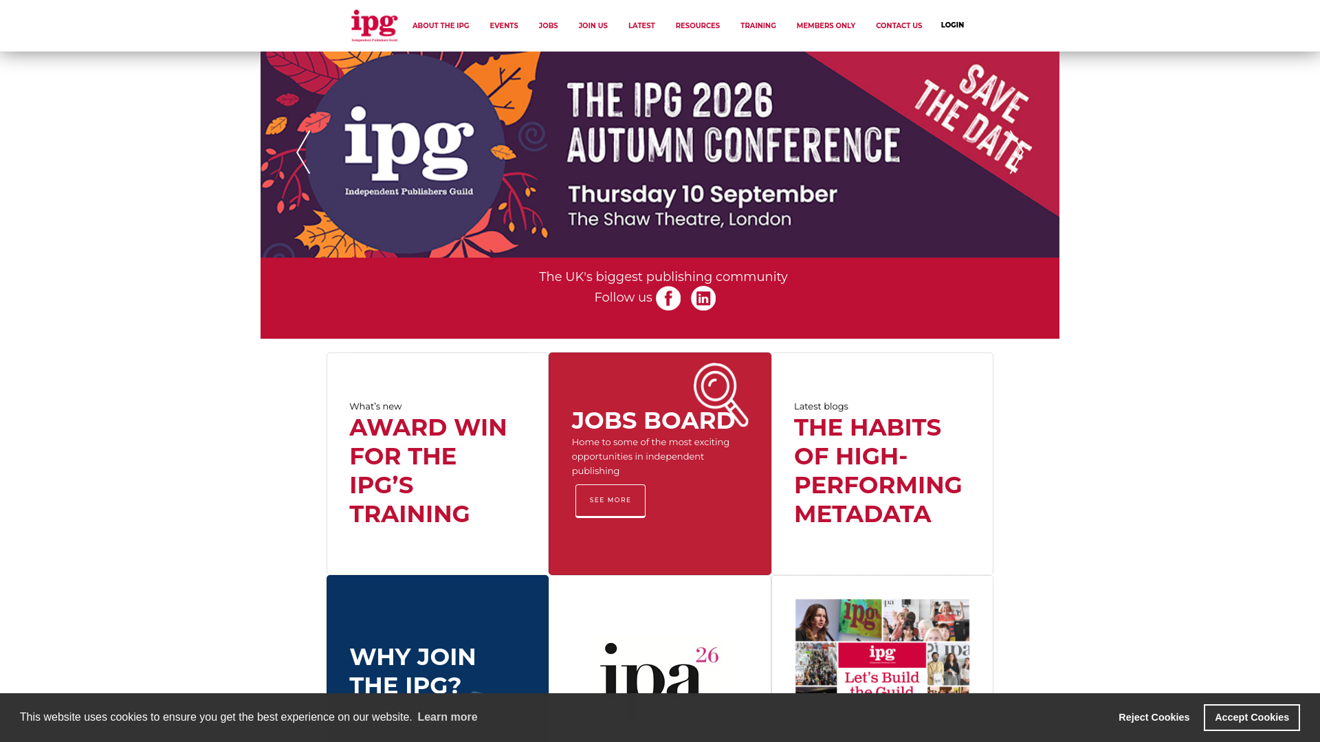 Website screenshot