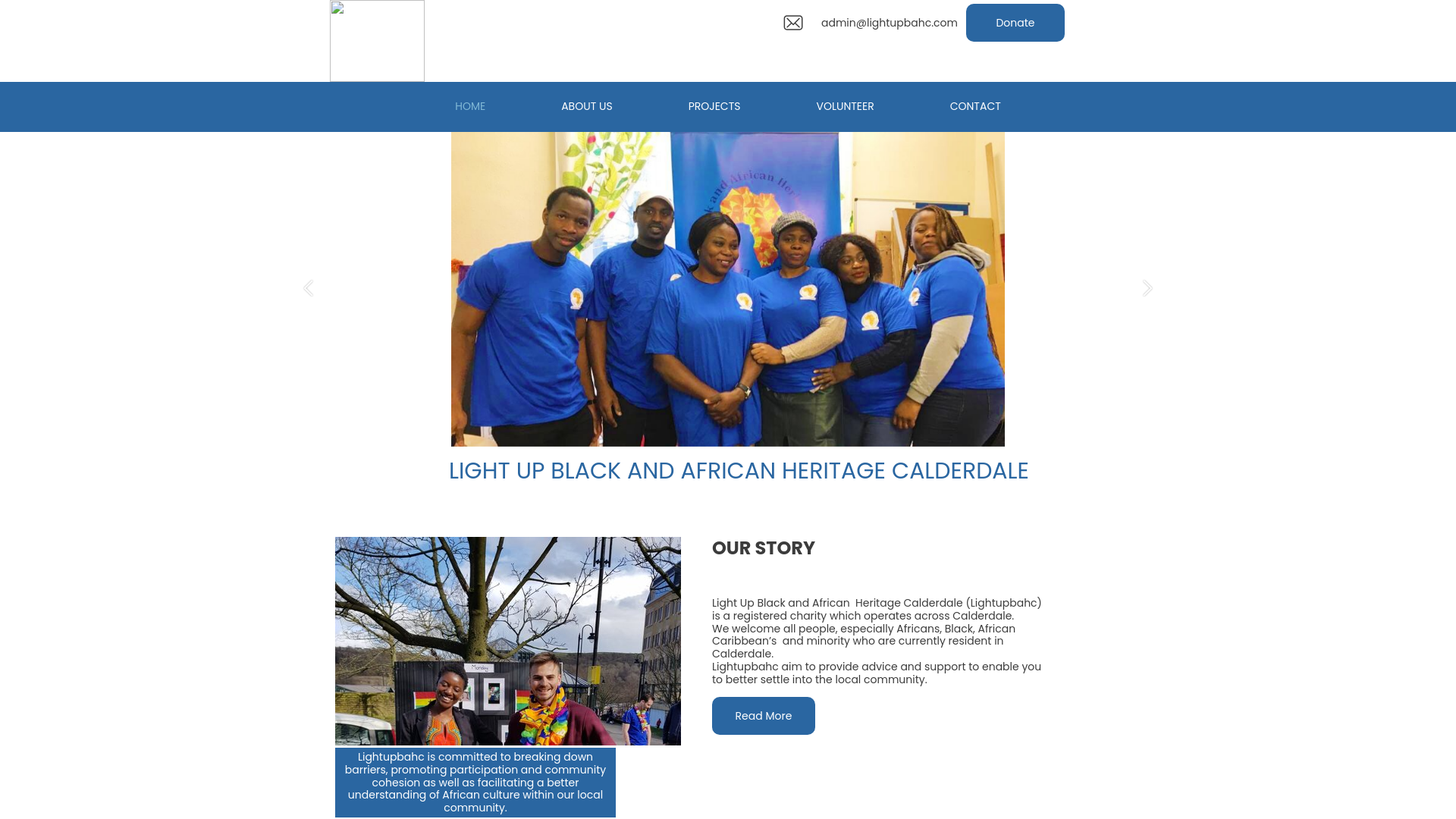 Website screenshot