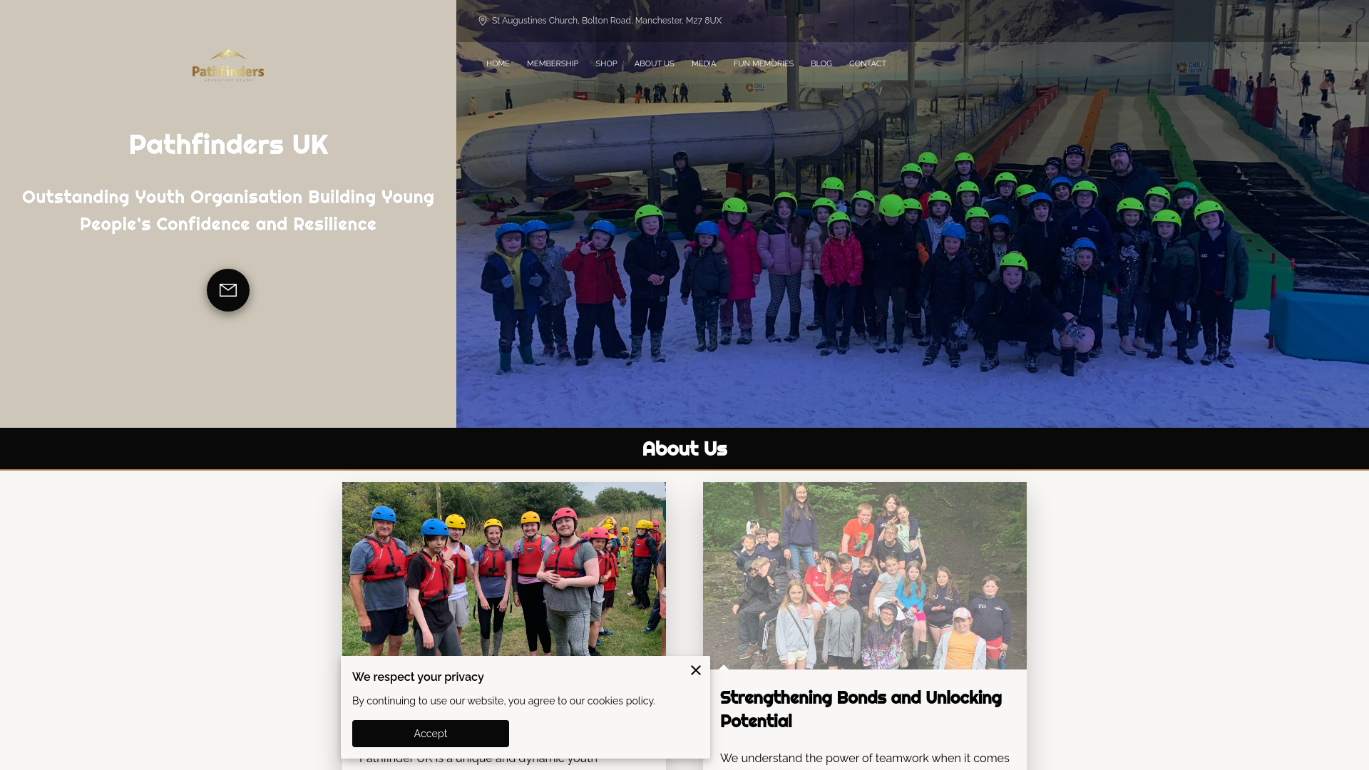 Website screenshot