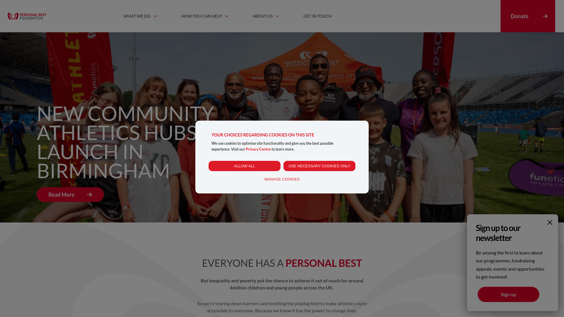 Website screenshot