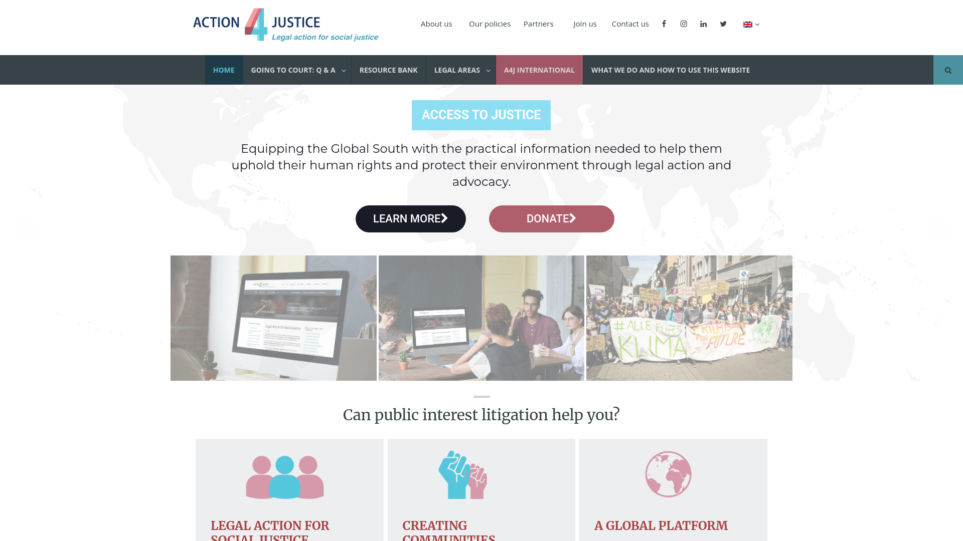 Website screenshot