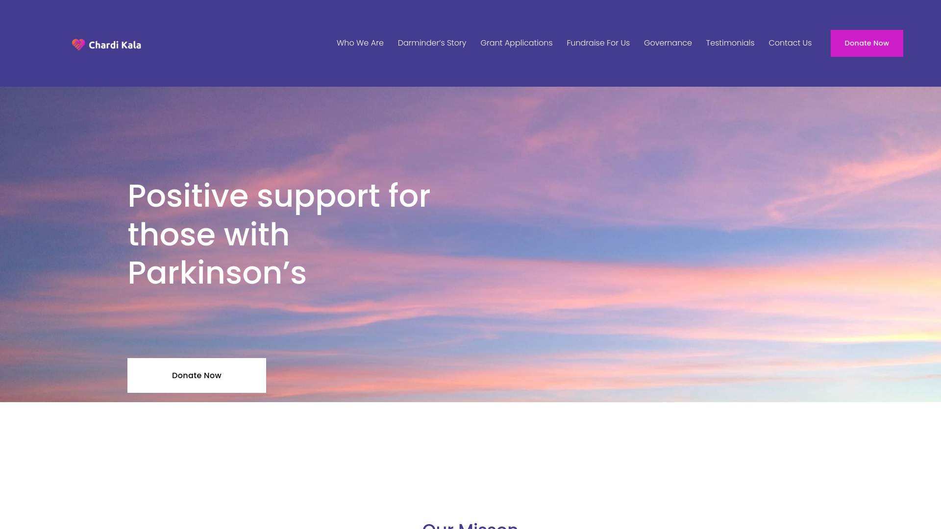 Website screenshot