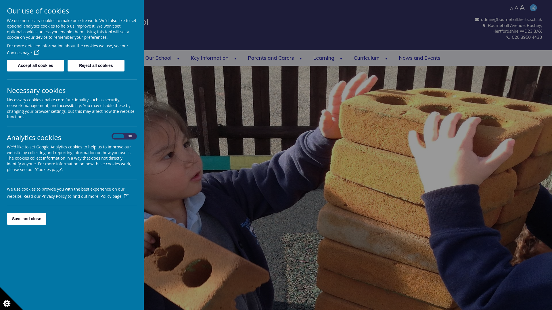 Website screenshot