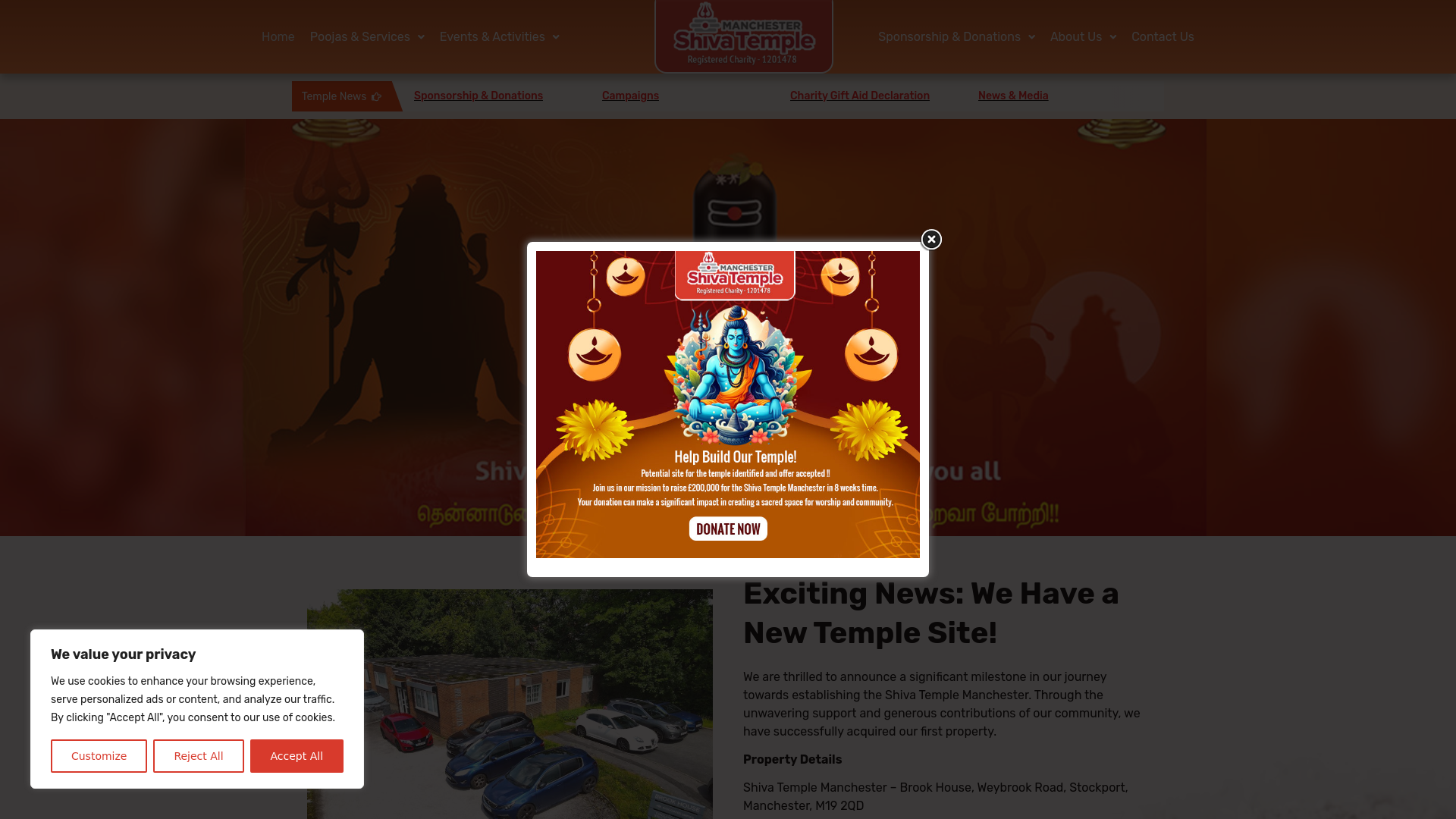 Website screenshot