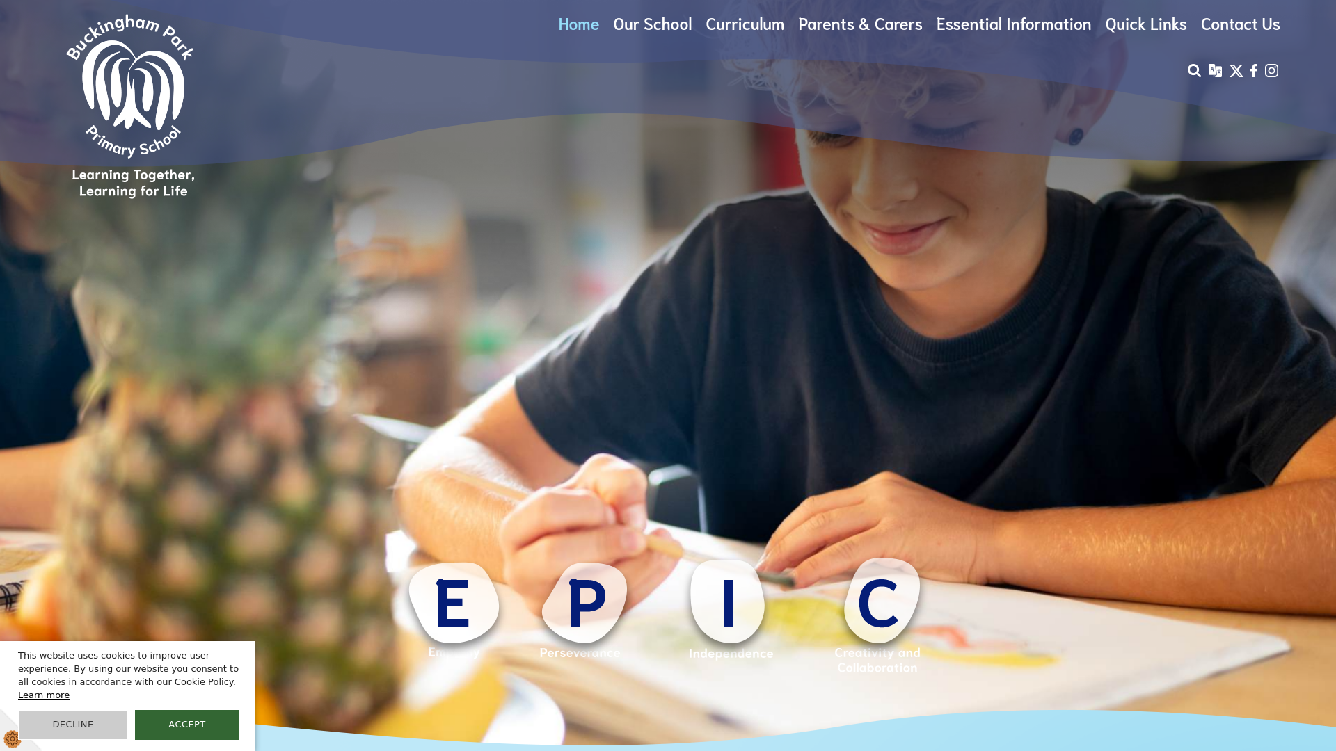 Website screenshot