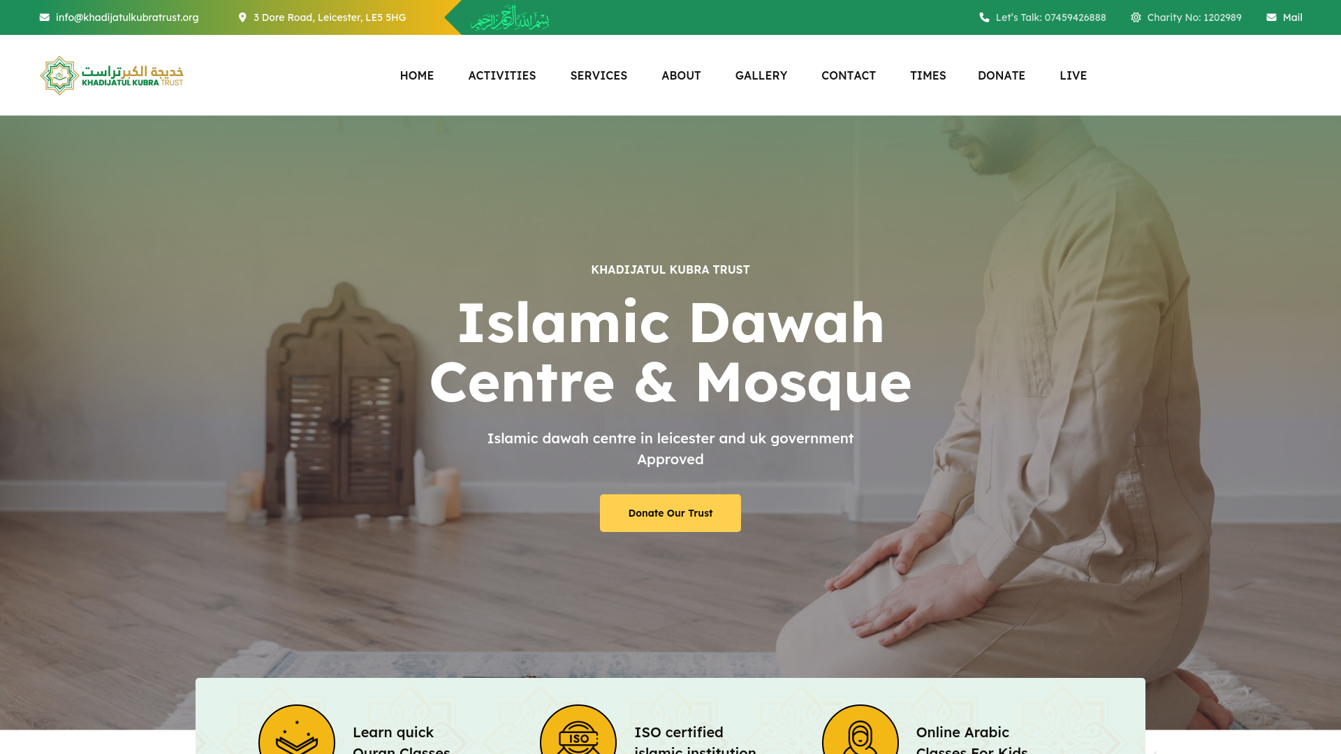 Website screenshot