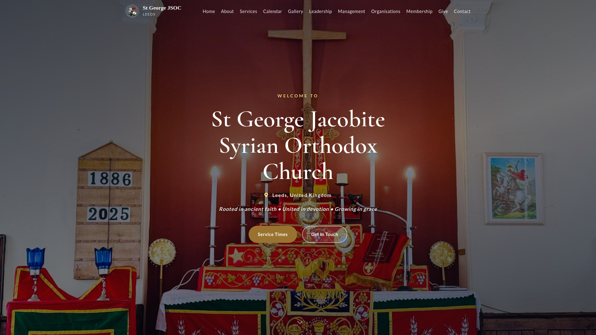 Website screenshot
