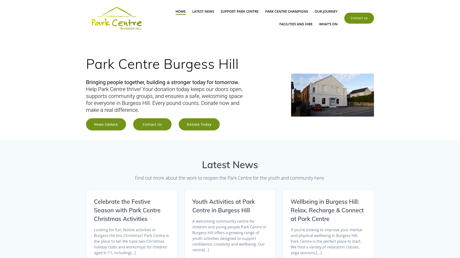Website screenshot