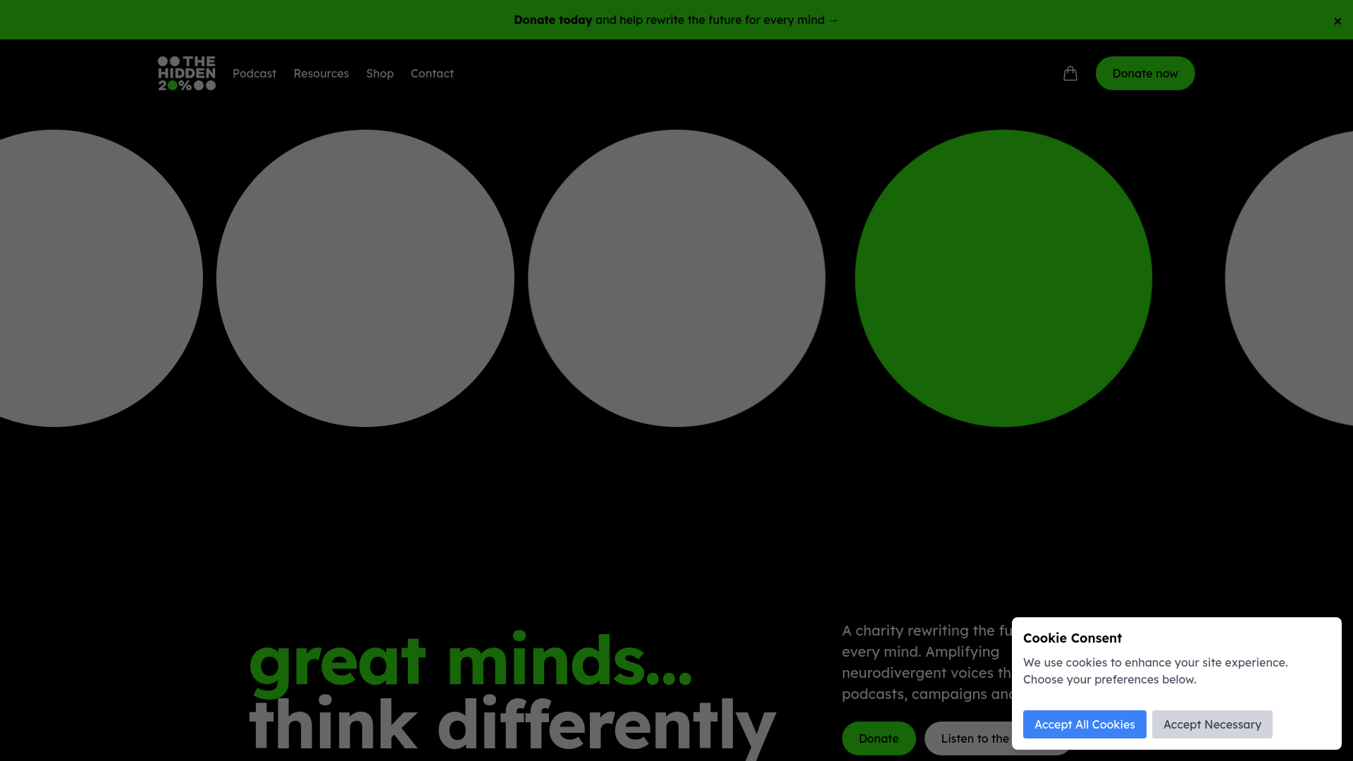 Website screenshot