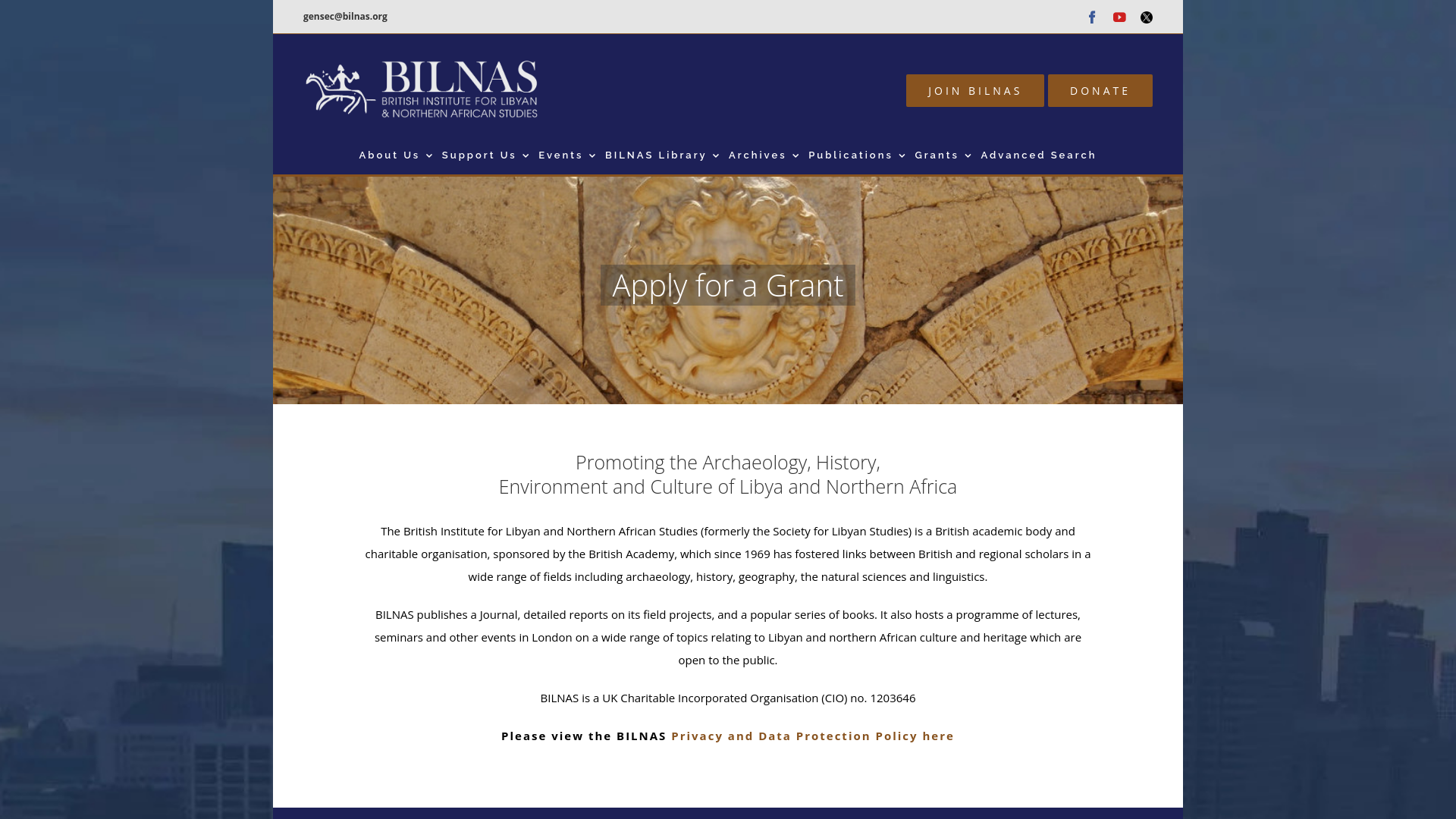 Website screenshot