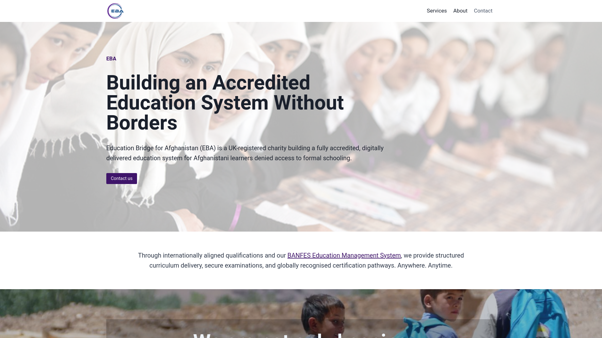 Website screenshot
