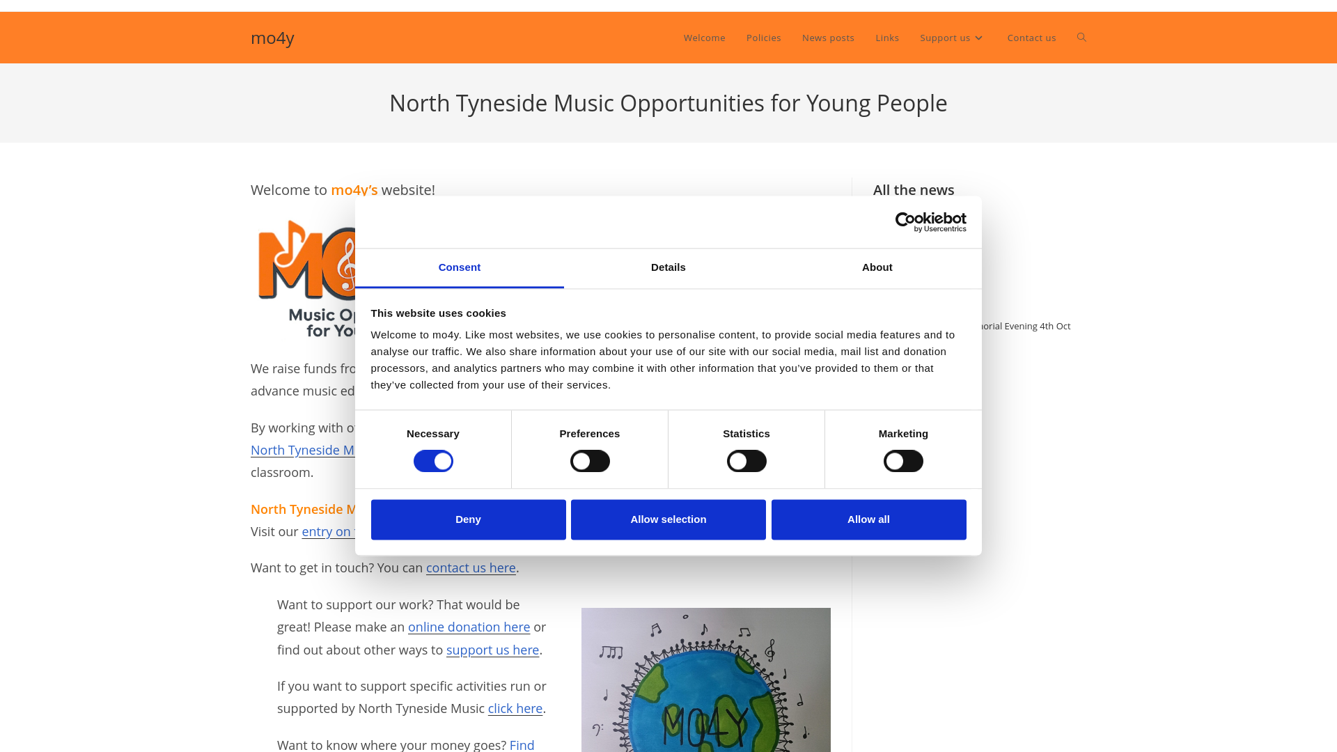 Website screenshot
