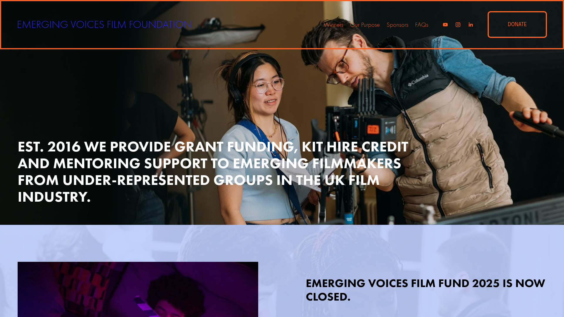 Website screenshot