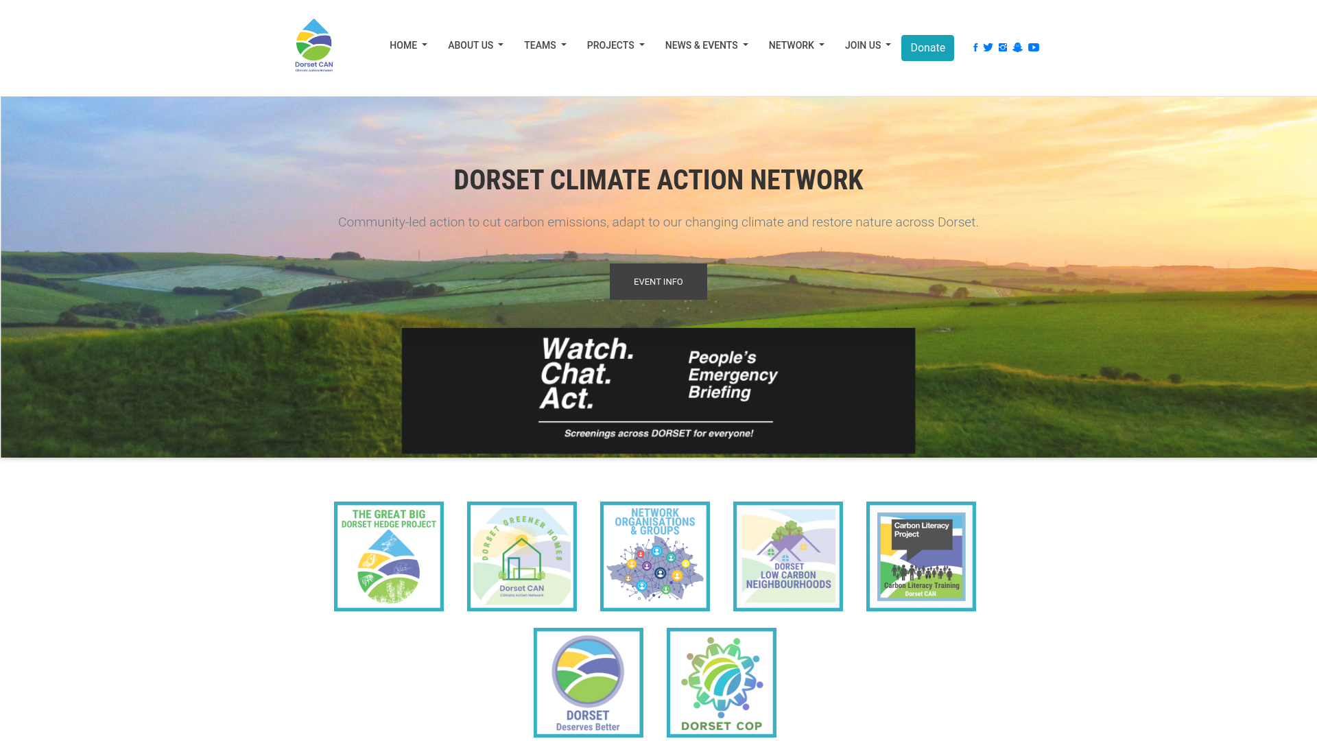 Website screenshot