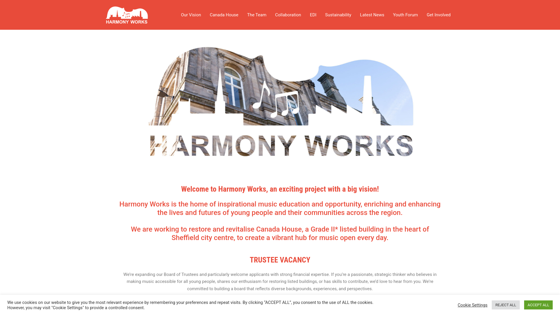 Website screenshot