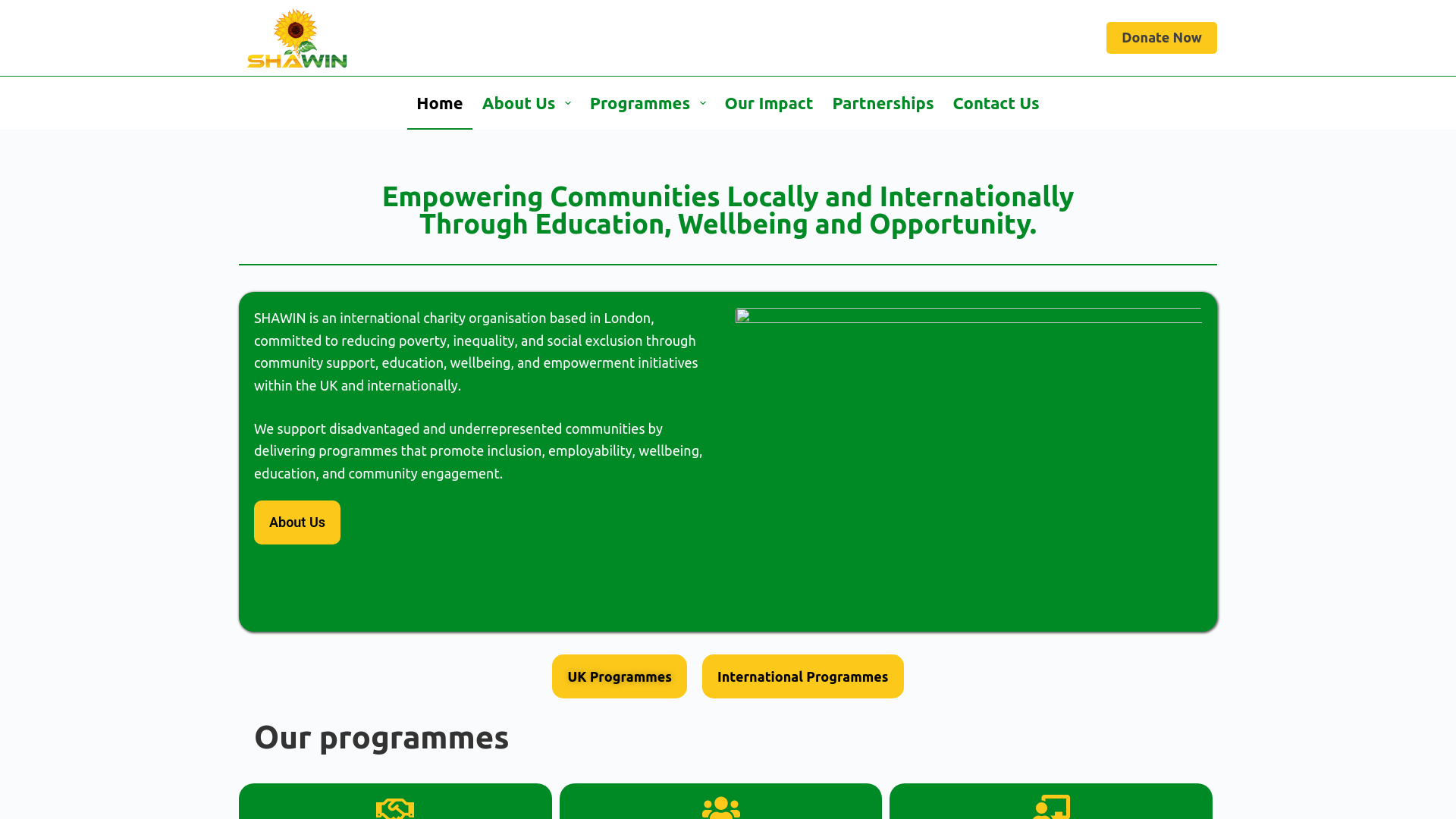 Website screenshot