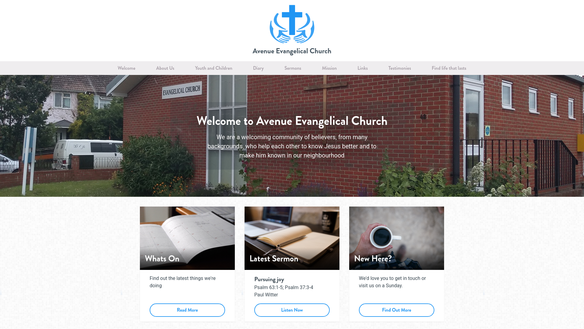 Website screenshot
