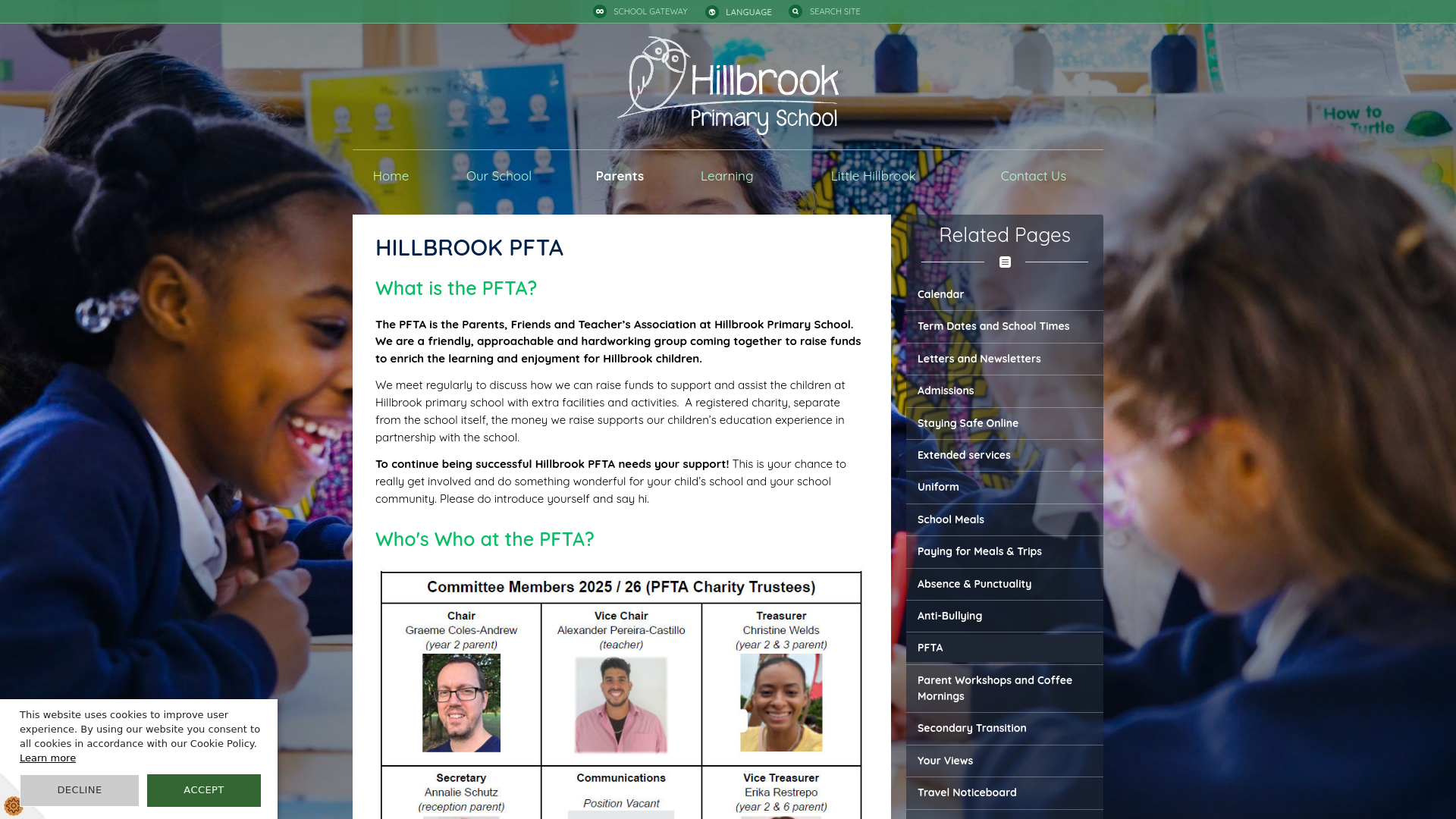 Website screenshot