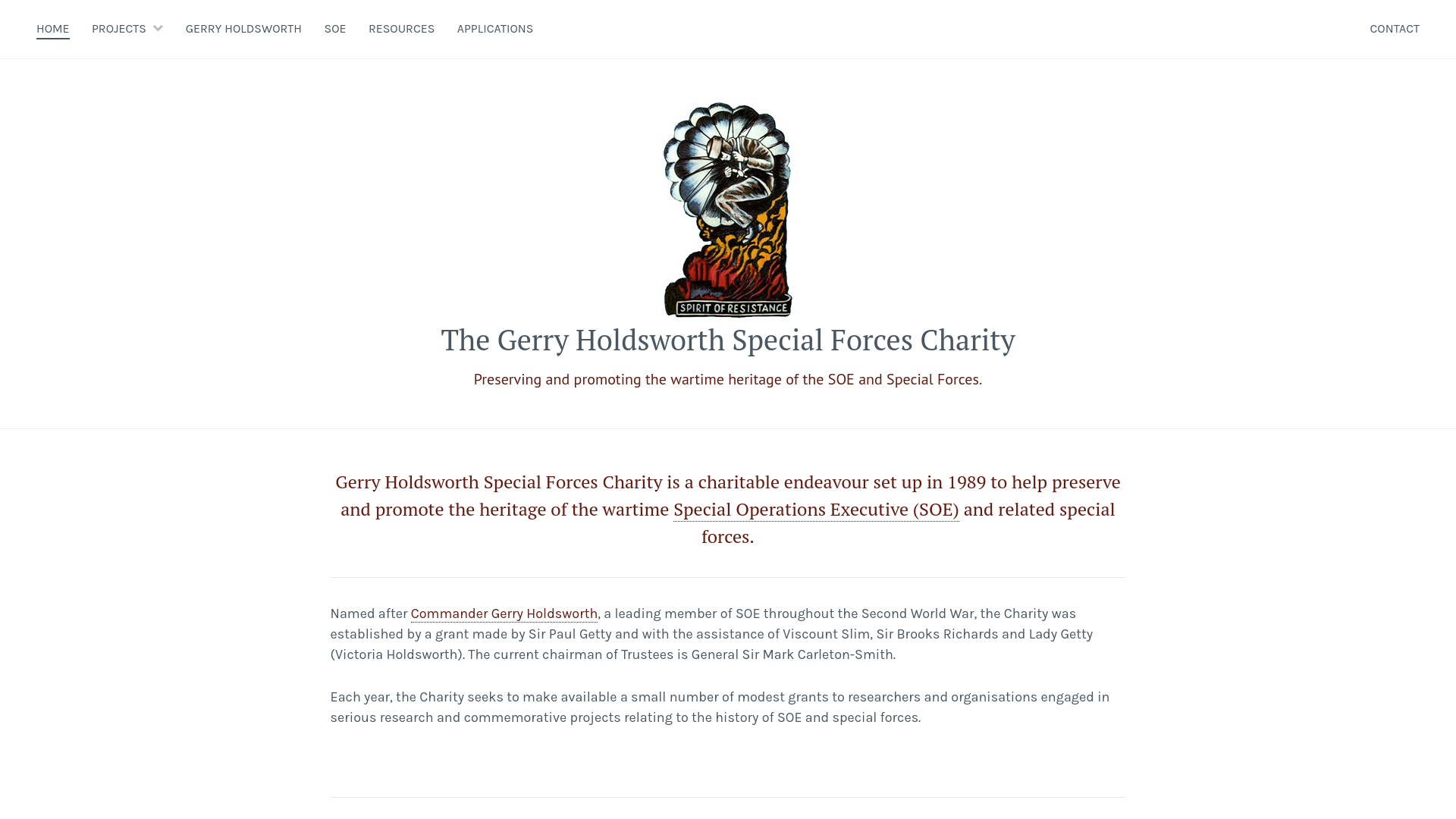 Website screenshot
