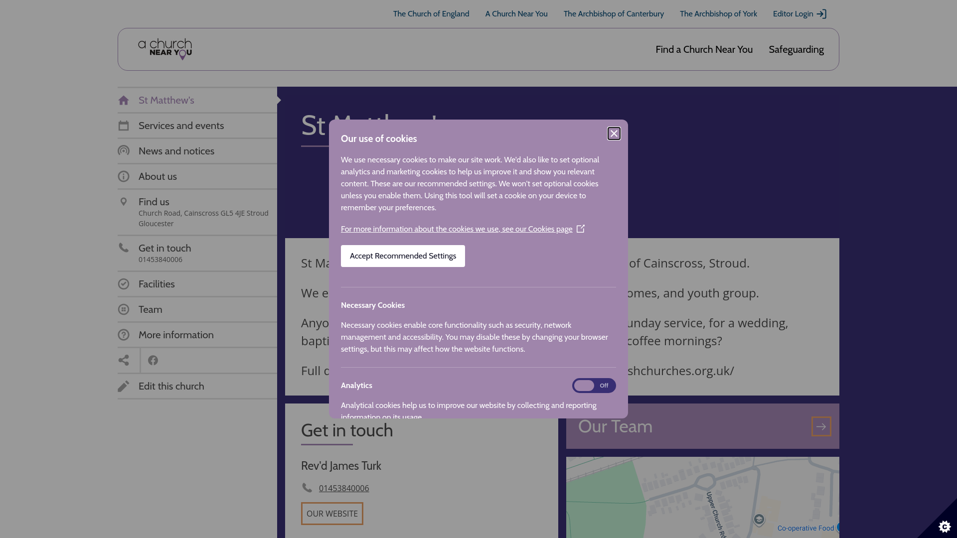 Website screenshot