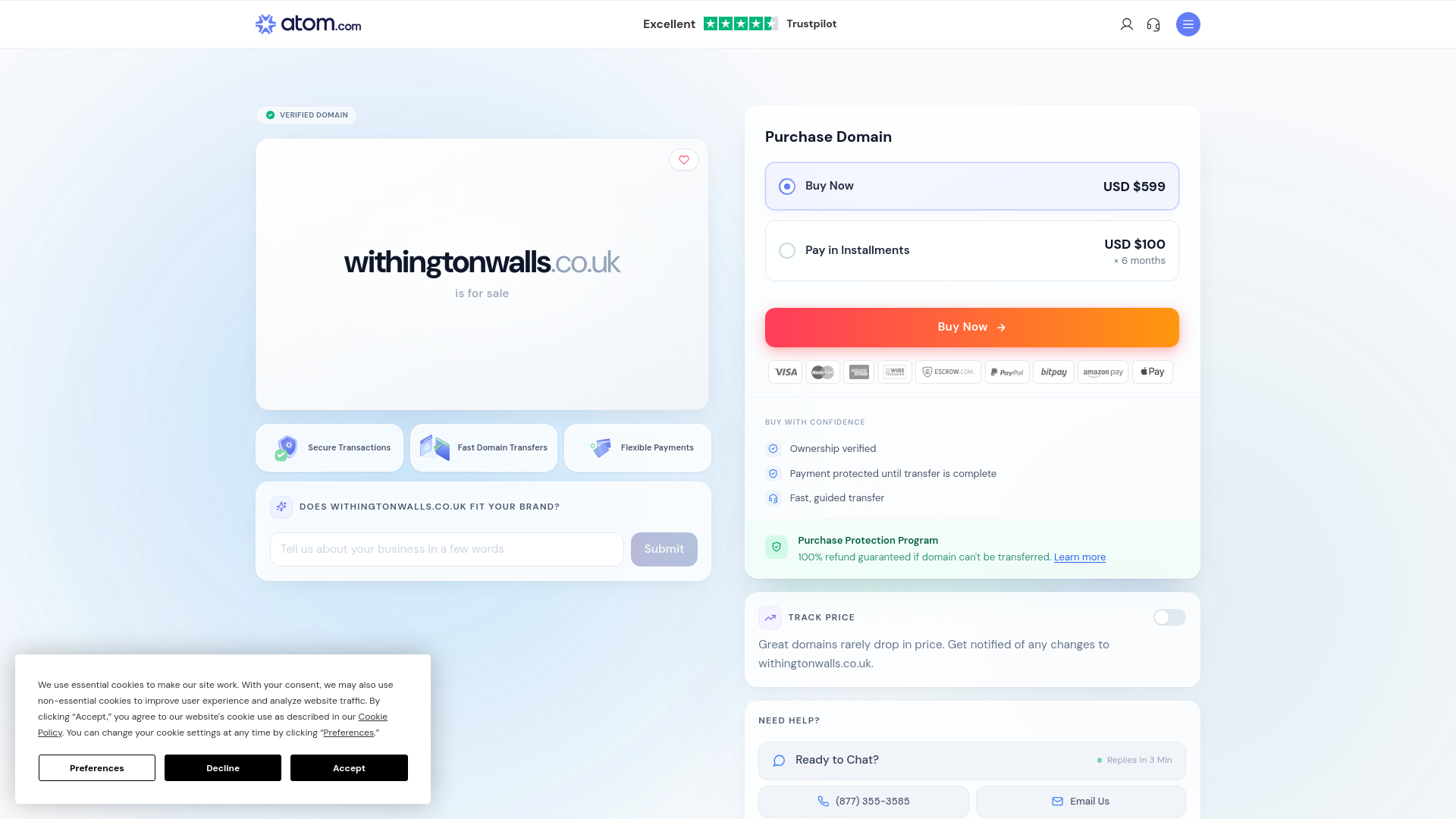 Website screenshot