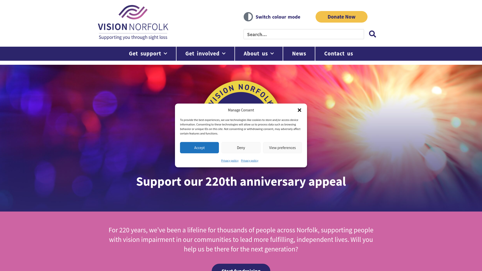 Website screenshot