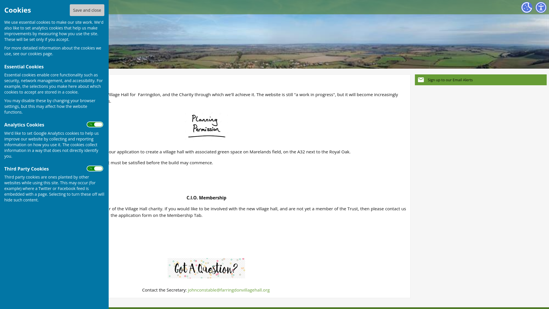 Website screenshot