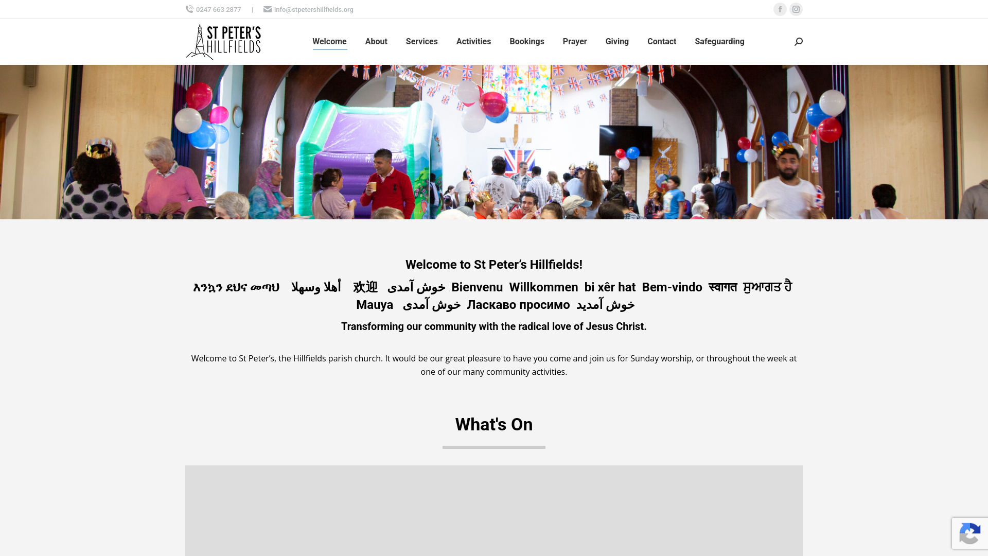Website screenshot