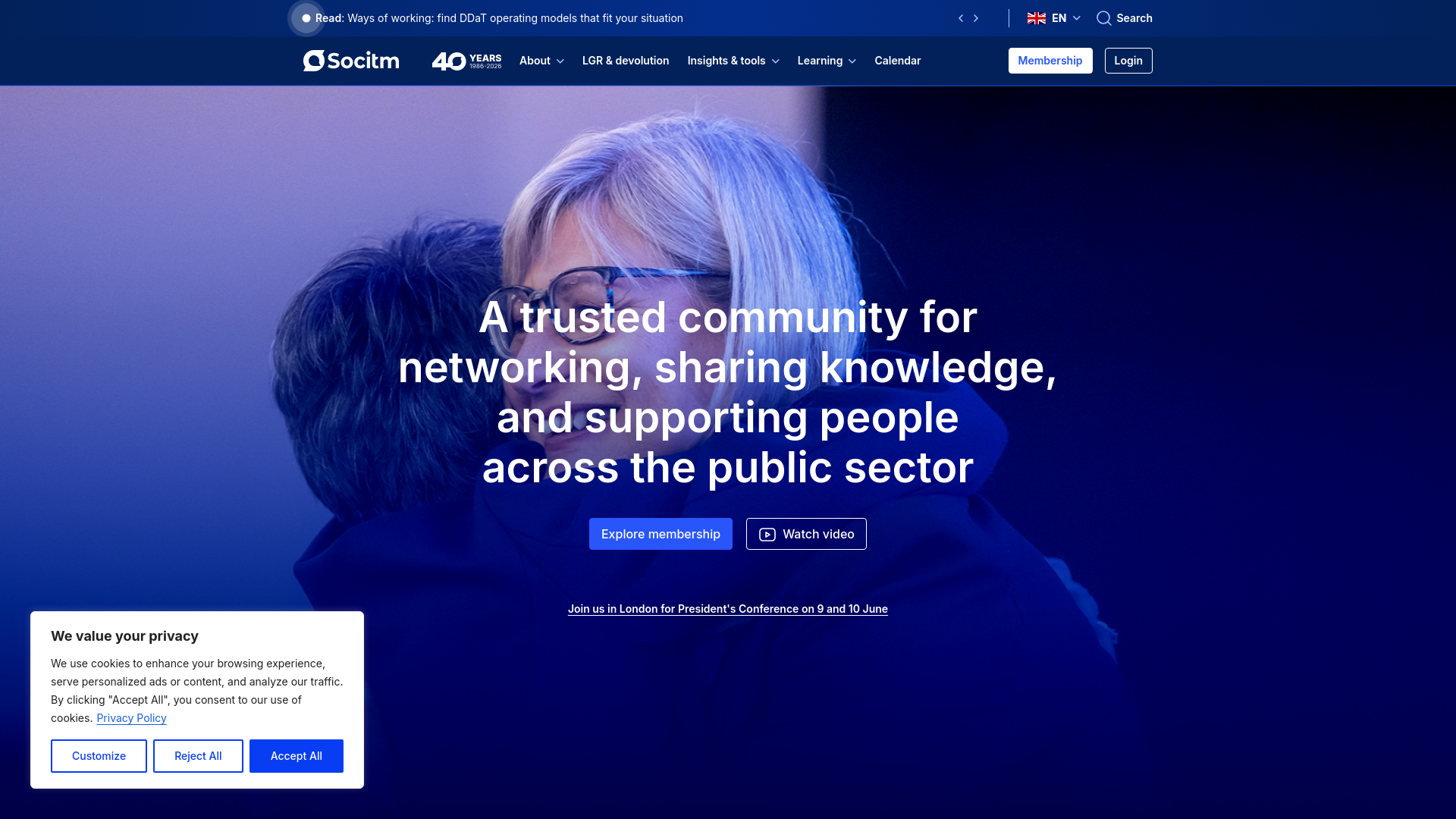 Website screenshot