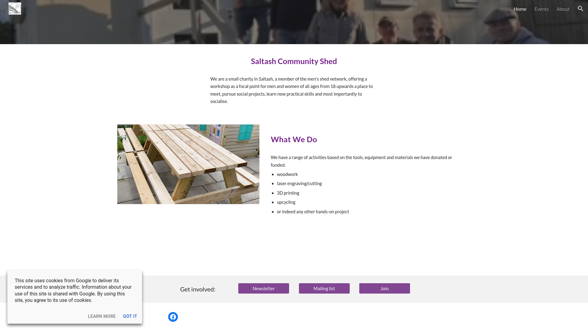 Website screenshot