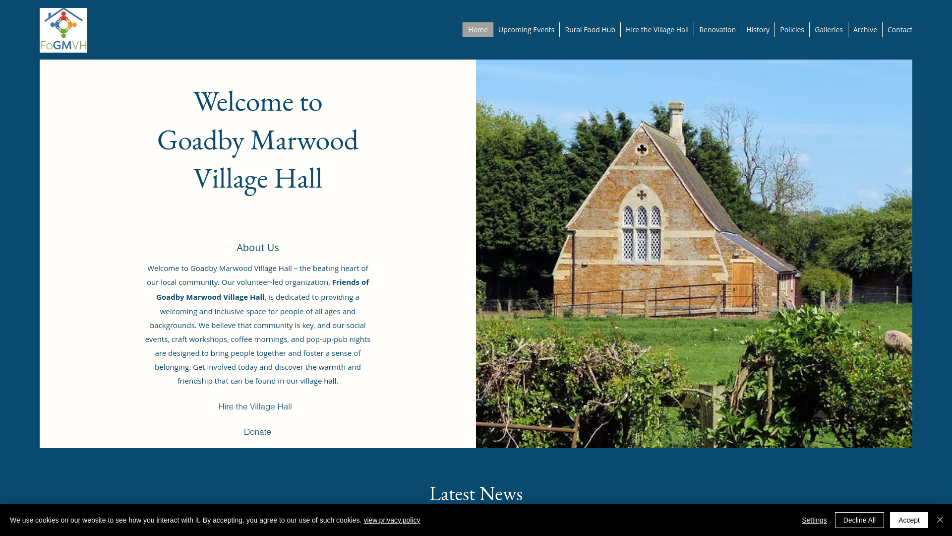 Website screenshot