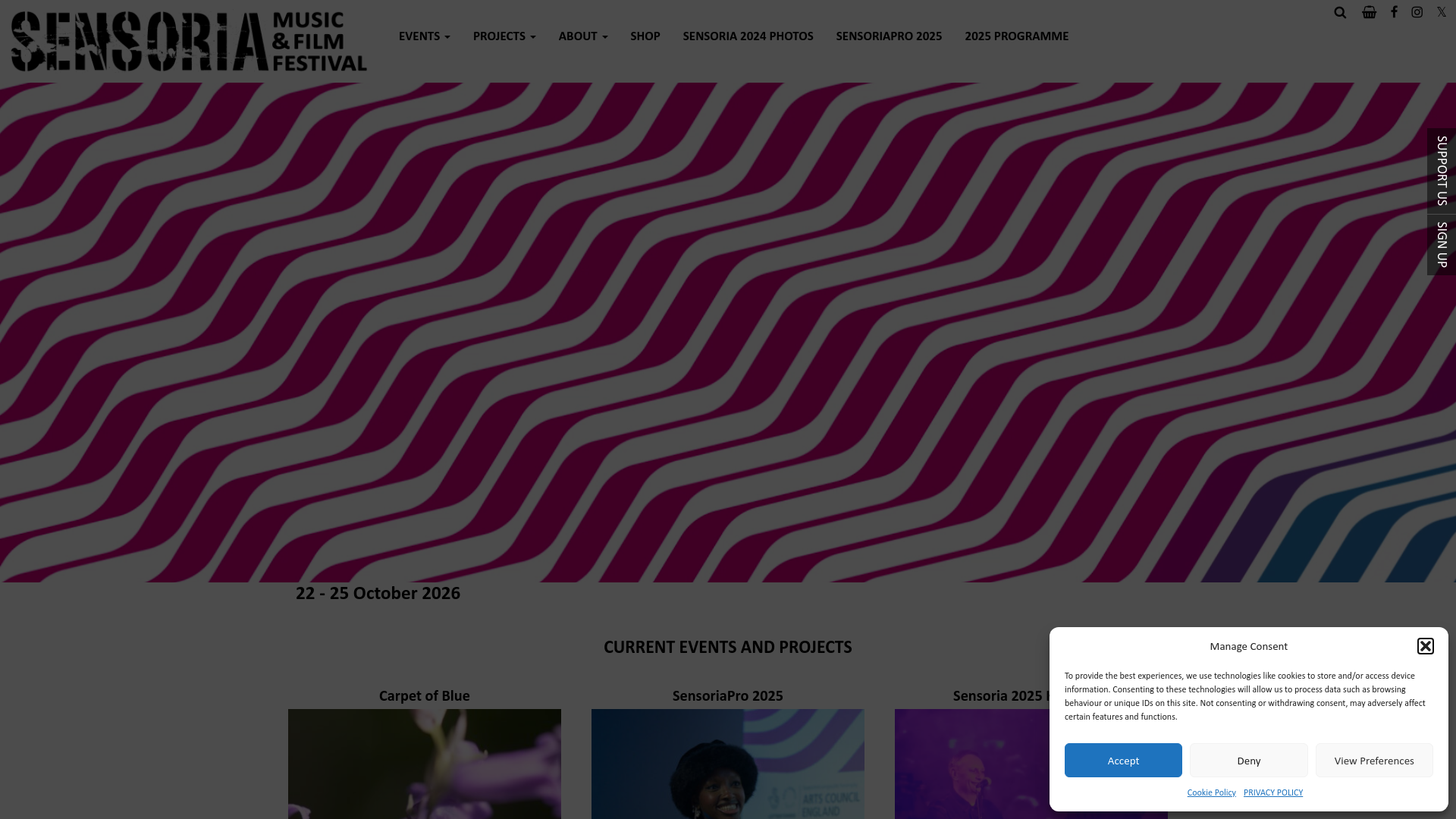 Website screenshot
