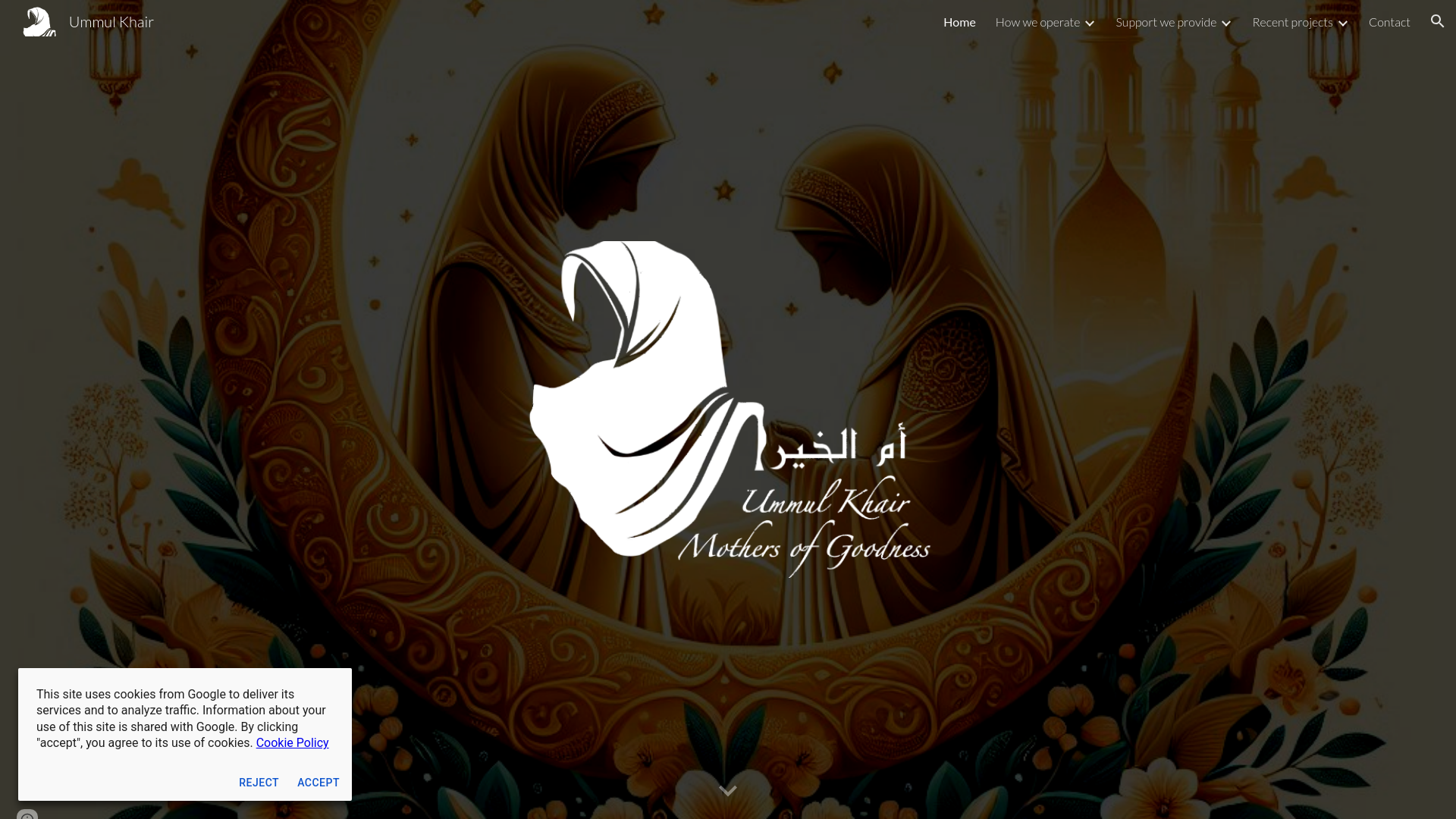 Website screenshot